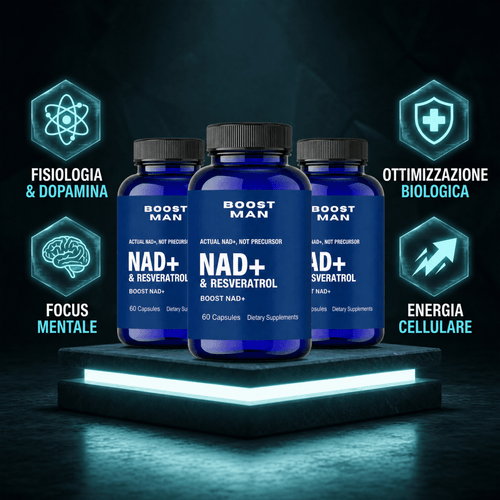 3 NAD+ Boostman da 60 Boost (Scorta di 6 Mesi) - Boost man
